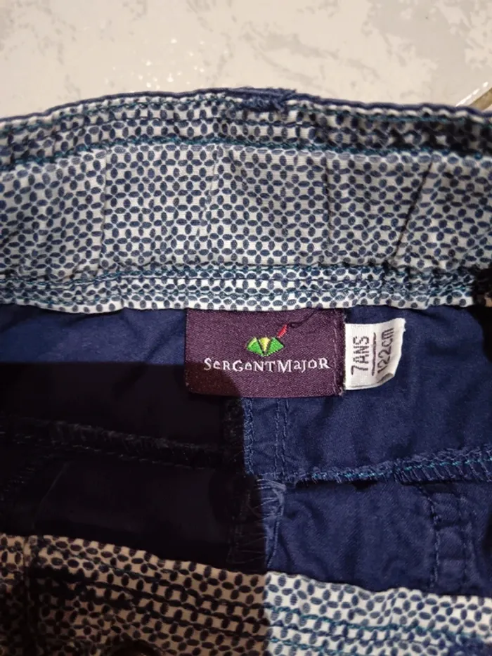 Pantalon bleu Sergent major taille 7 ans - photo numéro 3