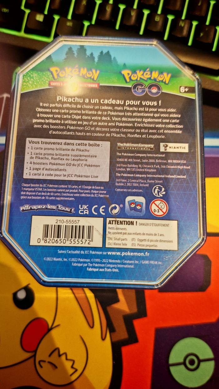 Poke box pokemon Go ronflex pogo neuf fr scellé - photo numéro 3