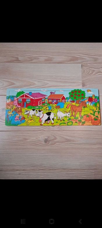 Puzzle en bois La ferme