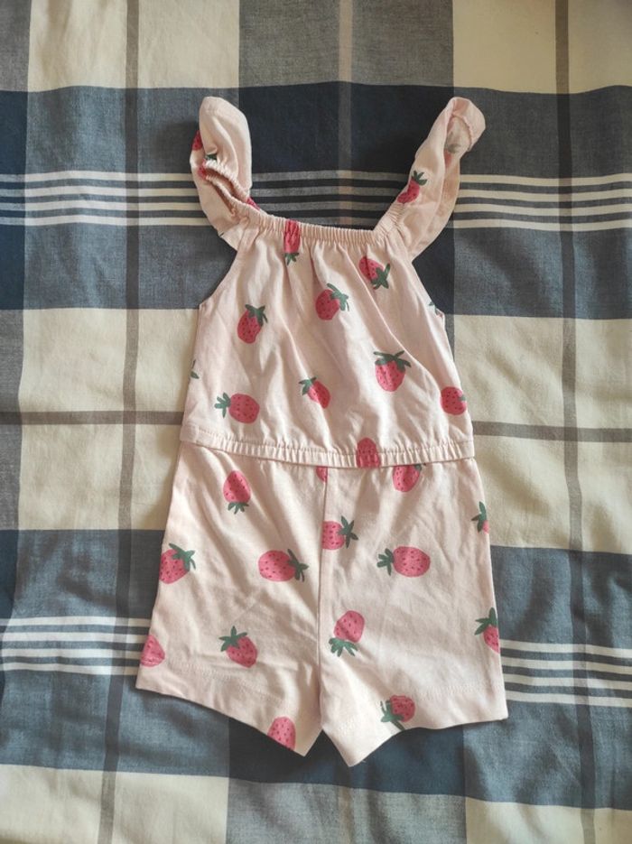 Combishort d'été Primark - 0/3 mois / 62 cm - photo numéro 3