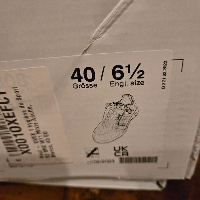 Chaussures uvex de sécurité taille 40 basket - photo numéro 5
