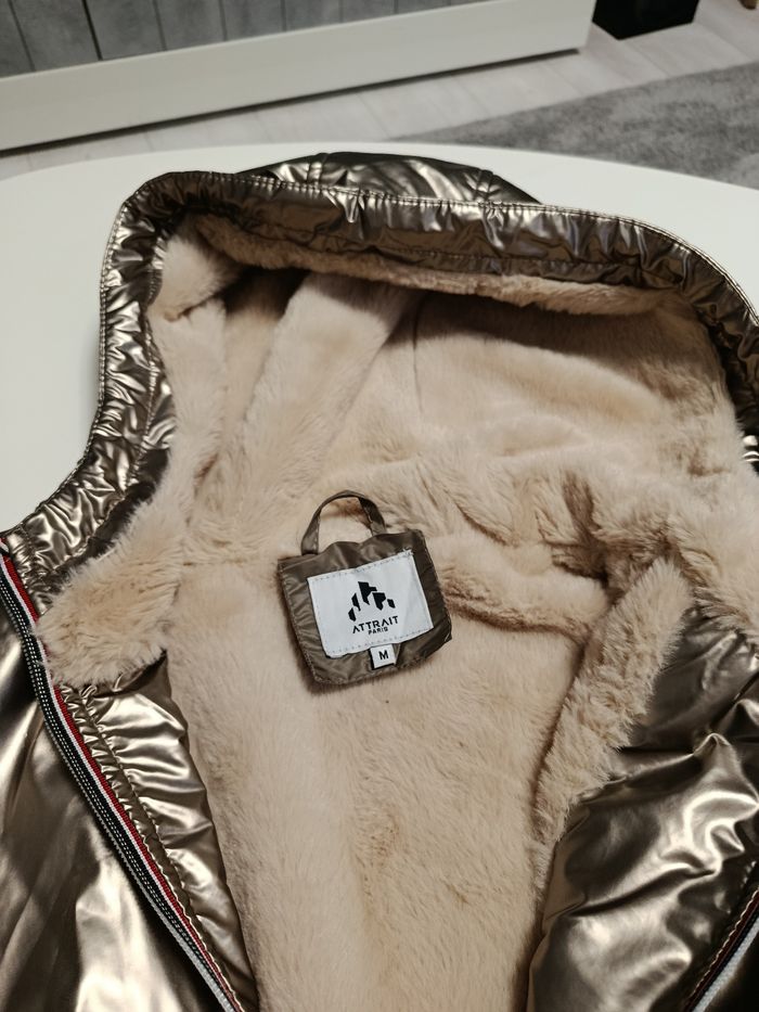 Blouson hiver Doré femme Attrait Paris taille M - photo numéro 4