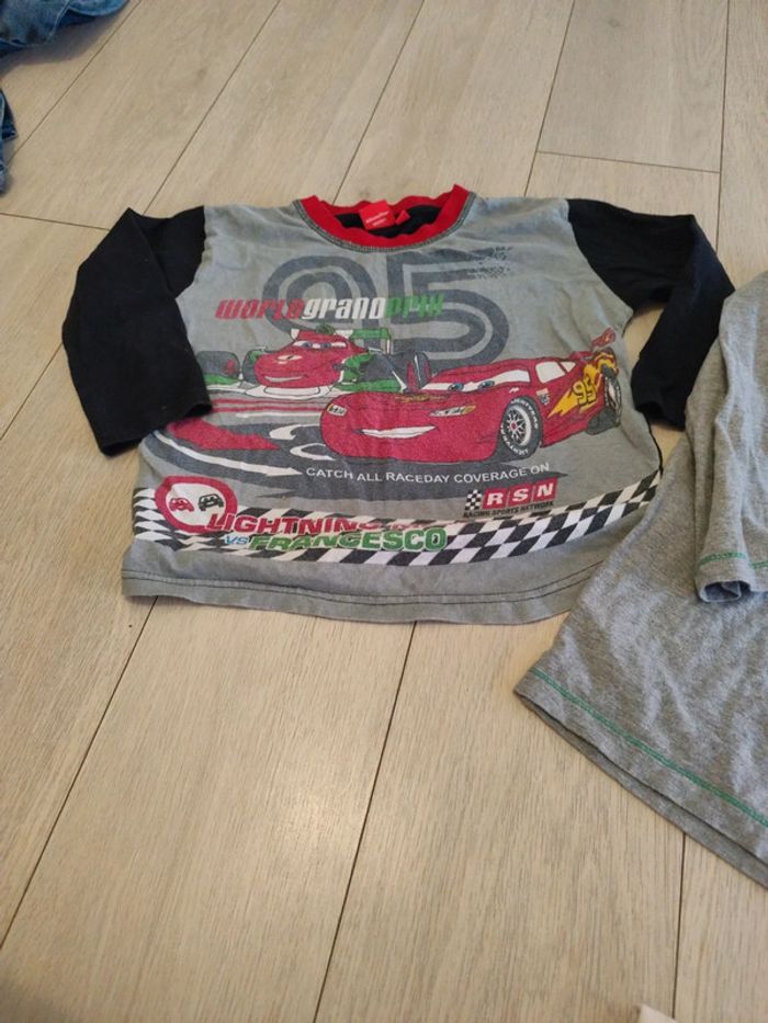Lot de deux t-shirts à longue manche garçon - photo numéro 4