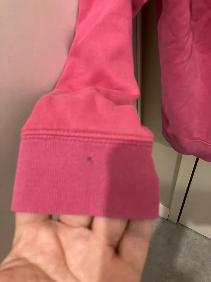 Veste fille à capuche rose 6 ans - photo numéro 3