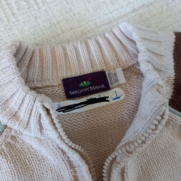 Ensemble Gilet, tee-shirt, salopette Sergent Major,  18 mois - photo numéro 4