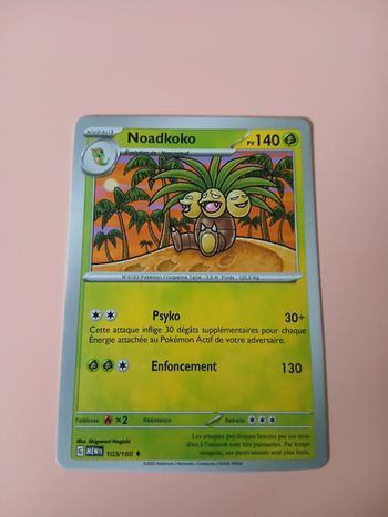 Carte Pokemon de collection Noadkoko 