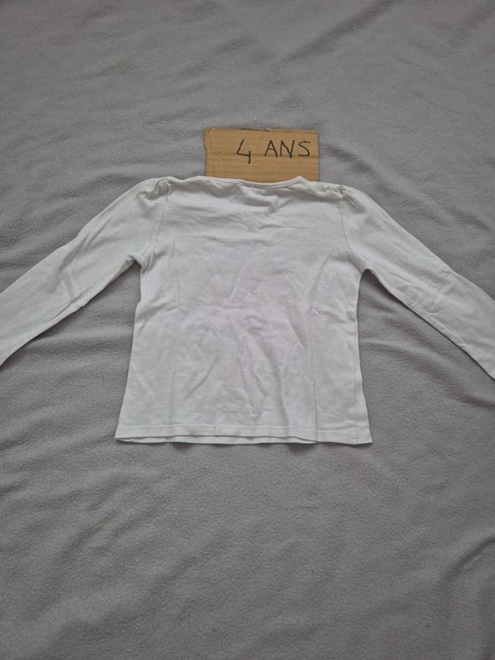 T-shirt fille 4 ans palomino - photo numéro 5