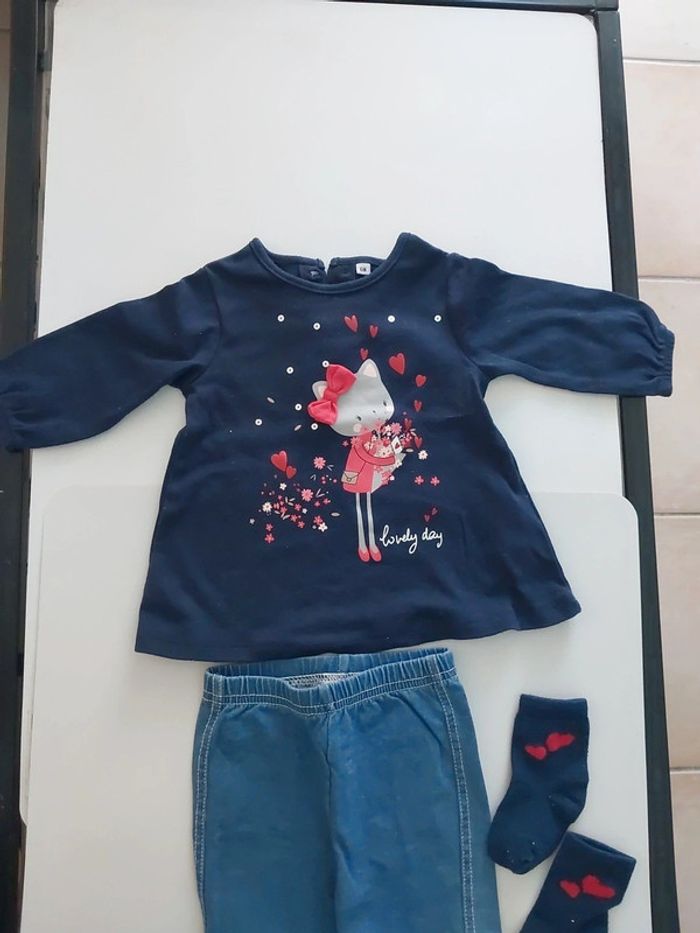 Ensemble bébé fille 6 mois - photo numéro 3