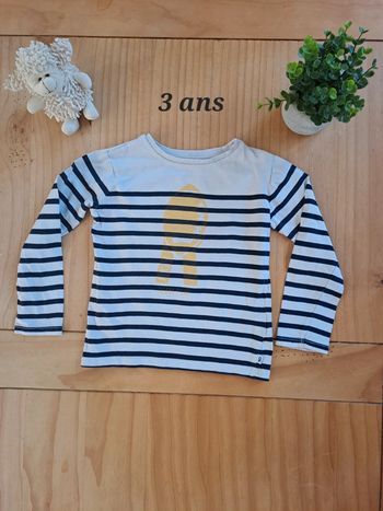 Tee-shirt ML okaidi 3ans
