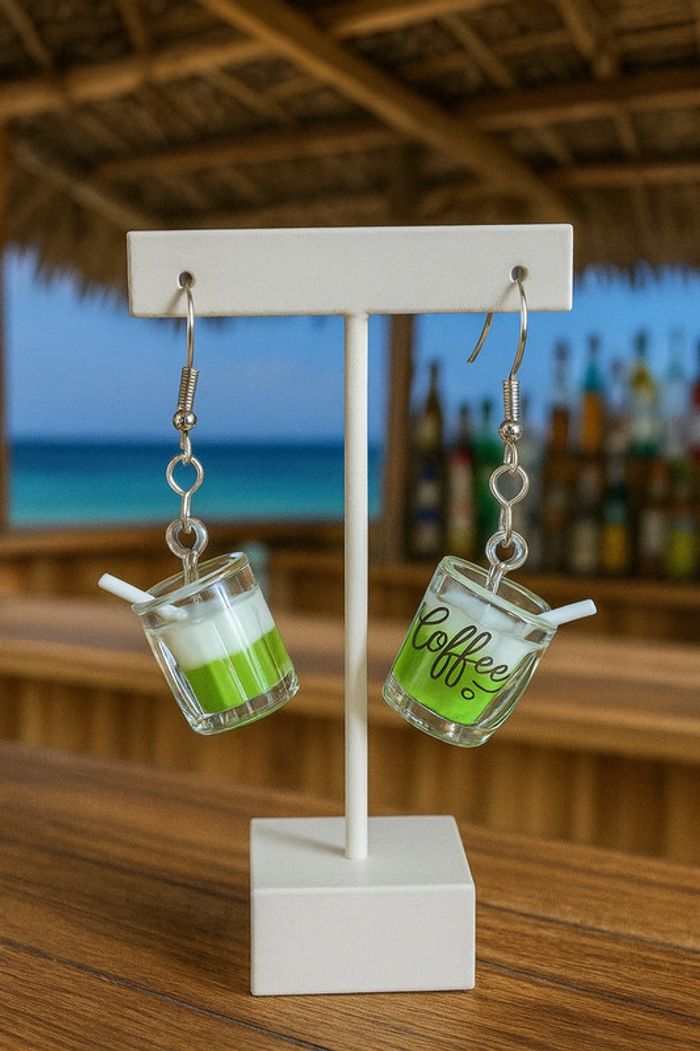 Boucles d’oreilles tasses de café