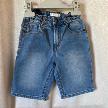 Short bermuda slim en jeans bleu 7 ans kiabi
