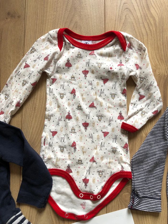 Lot Petit Bateau fille 12mois - photo numéro 3
