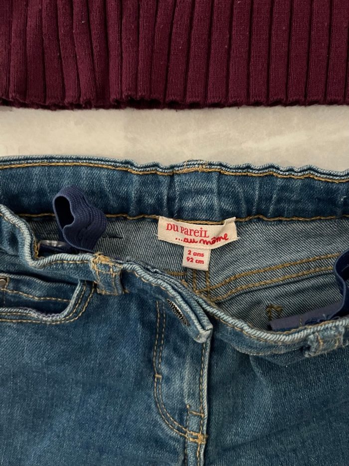 Pull + jeans fille 2 ans - photo numéro 2