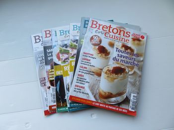 Bretons en Cuisine lot de 6 magasines