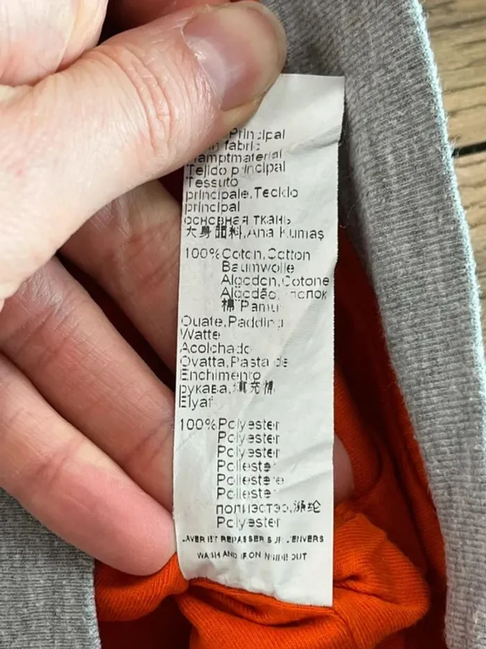 Pull Kenzo gris et orange - photo numéro 6
