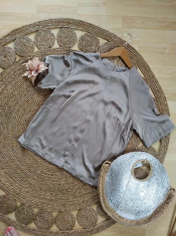 Top chic H&M taille M couleur beige