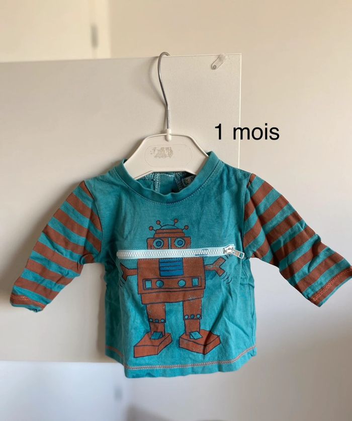 Tee shirt 1 mois