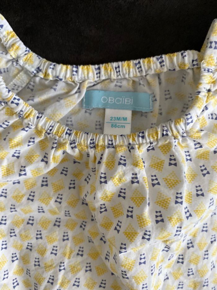 Blouse obaibi fille 24 mois été - photo numéro 2