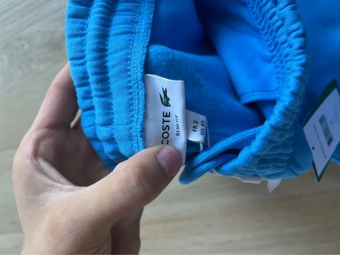 Jogging Lacoste Bleu Taille S - photo numéro 3