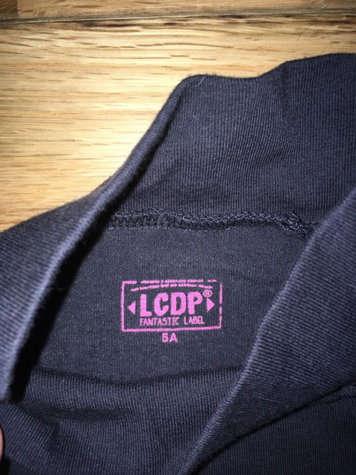 Joli t-shirt col roulé bleu la compagnie des petits 5ans - photo numéro 2