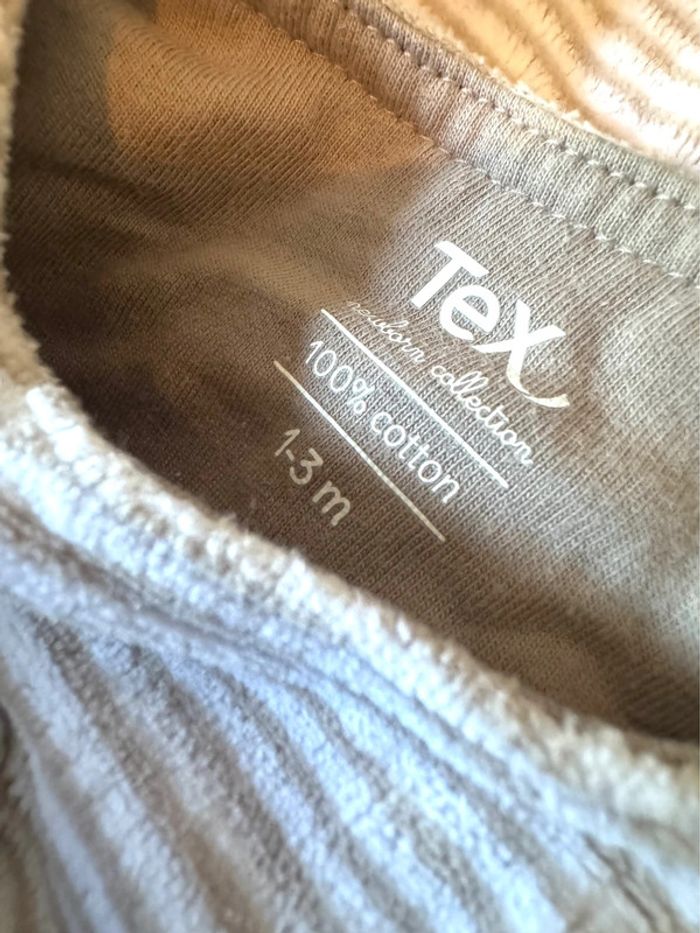 Pyjama une pièce rayé tout doux - photo numéro 6