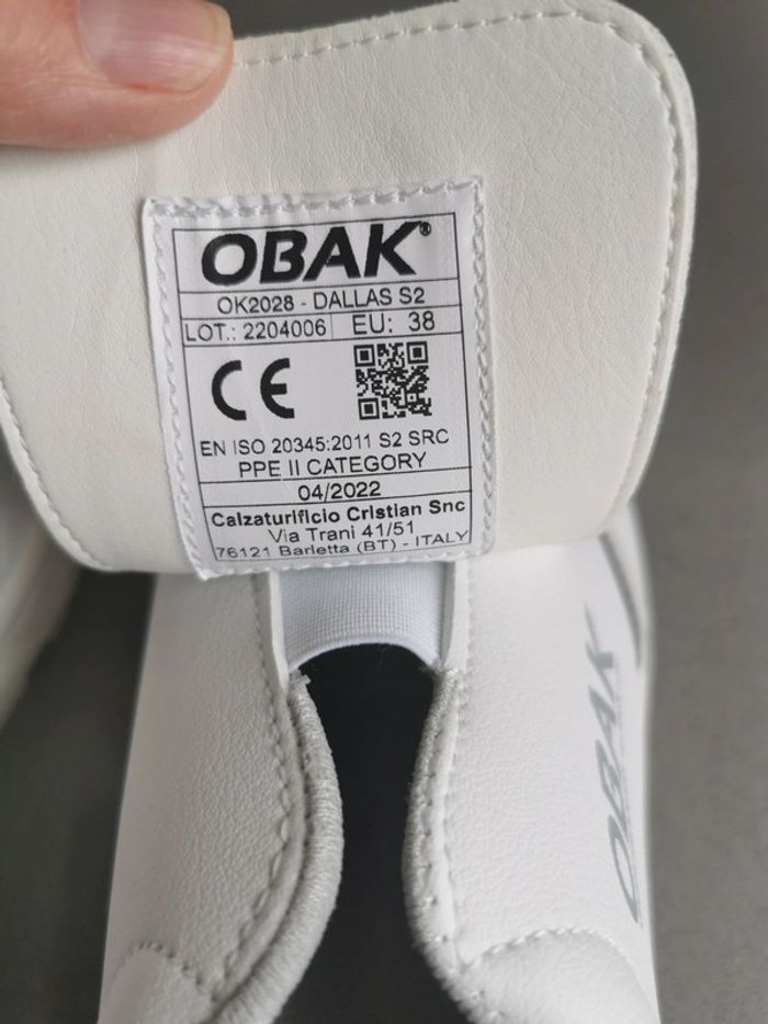 Chaussures de sécurité Obak - photo numéro 9