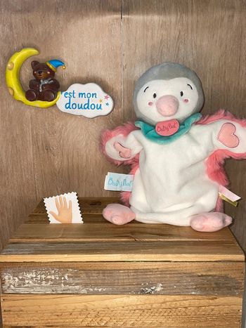 NAT191 doudou pingouin 🐧 babynat