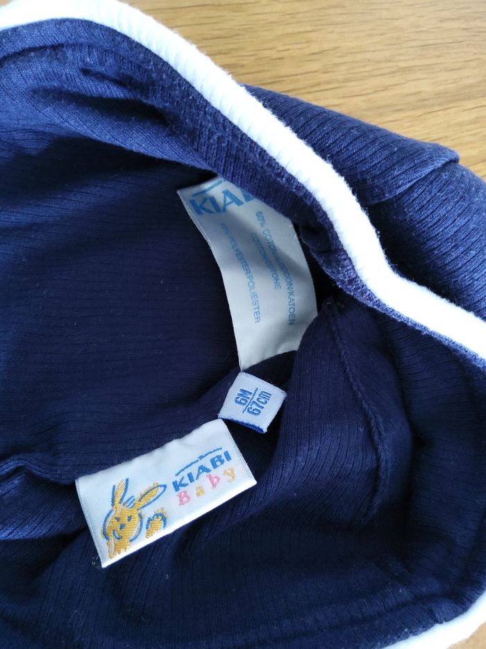 Bonnet léger bleu marine Kiabi 6 mois - photo numéro 2