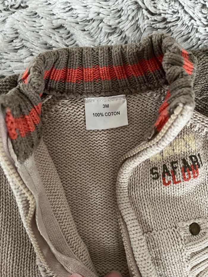 Gilet 3 mois à fermeture safari club - photo numéro 2