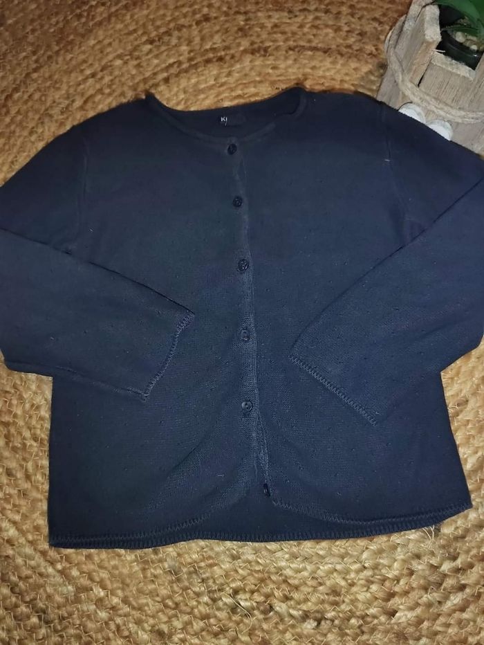 Gilet bleu marien 36 mois kiabi