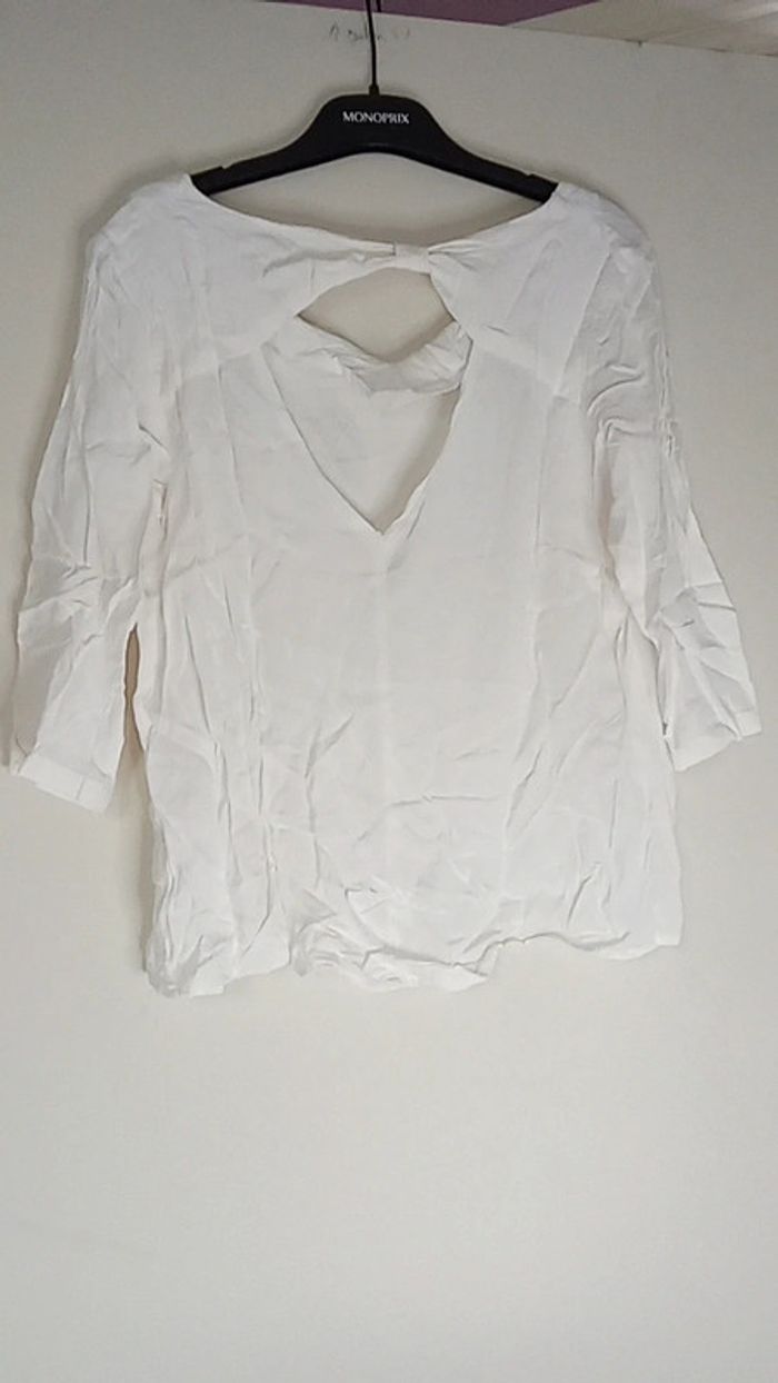 Tee-shirt blanc 🤍 - Cerise Blue - Taille S - photo numéro 2