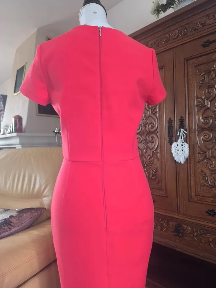 Superbe robe rouge corail - photo numéro 8