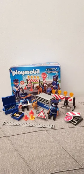 Playmobil City Action 6924 - Barrage de police - T. Dès 4 ans