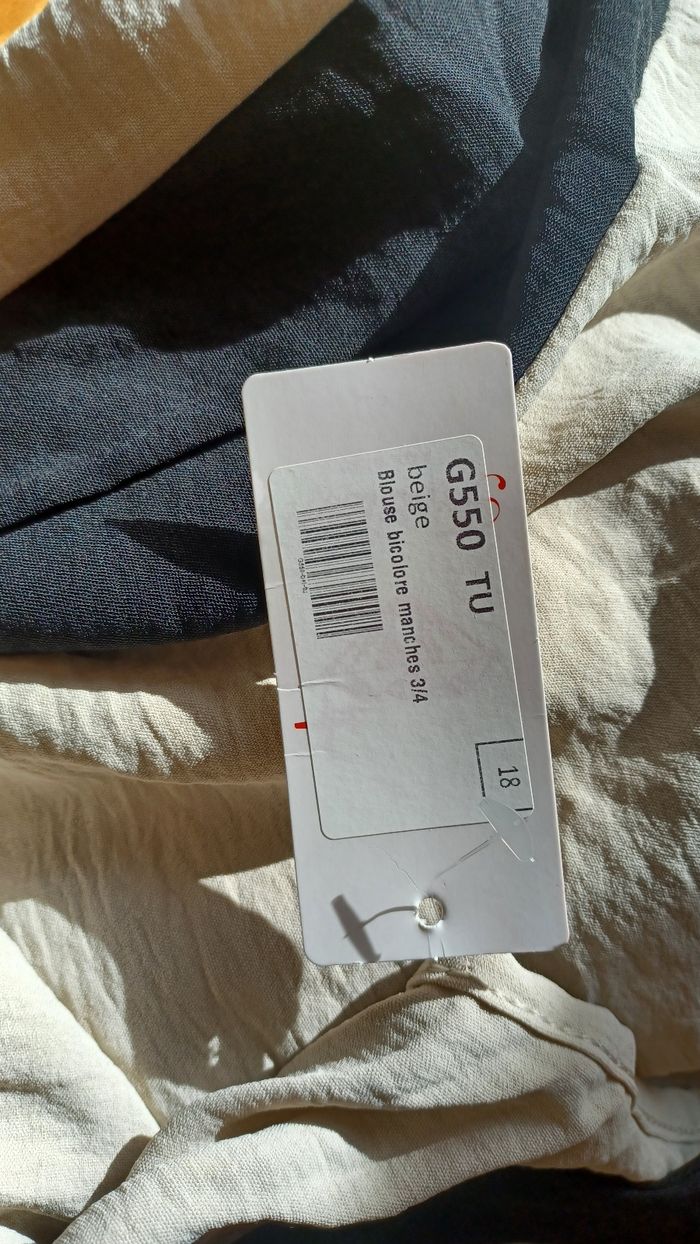 Blouse bicolore - photo numéro 4