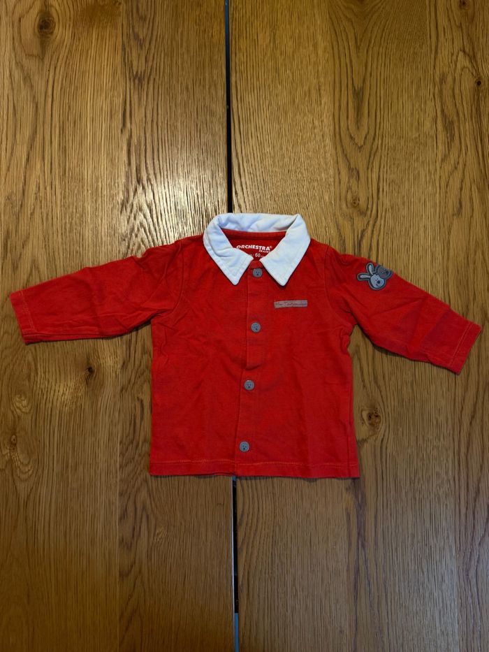 Polo Rouge Orchestra Bébé Garçon 3 Mois Très Bon État – Réduction sur Lot