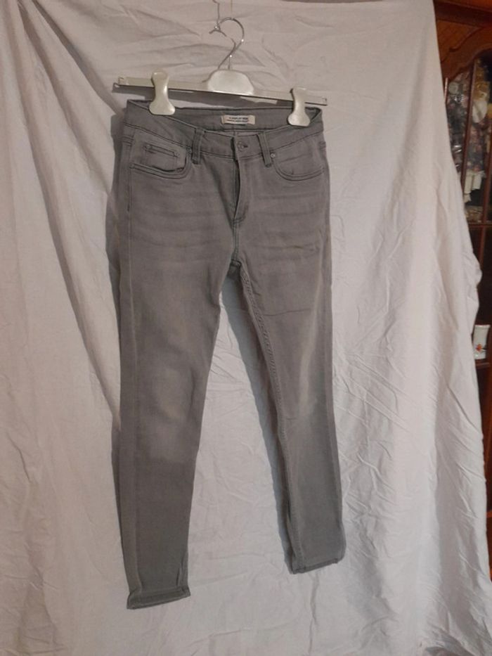 Jeans skinny gris