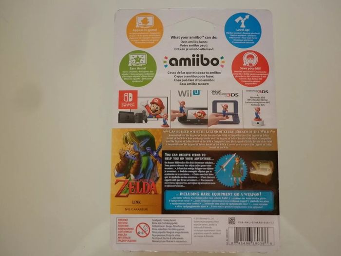 Link Ocarina of Time Amiibo Zelda Figurine Interactive Amiibo Wii U, Switch, 3DS - photo numéro 2