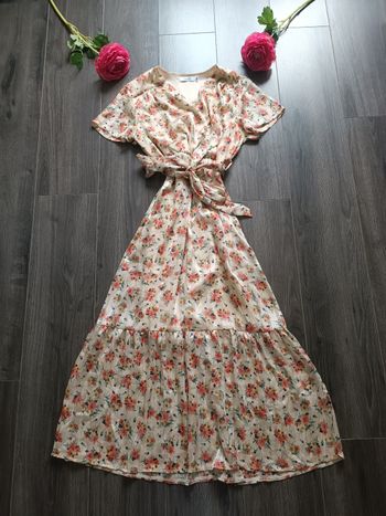 Robe été longue fleurie taille M