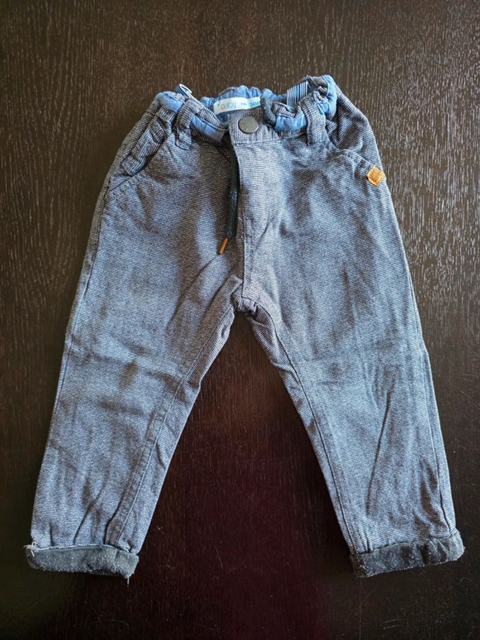 Lot de 4 pantalons doublés en 24 mois - photo numéro 2