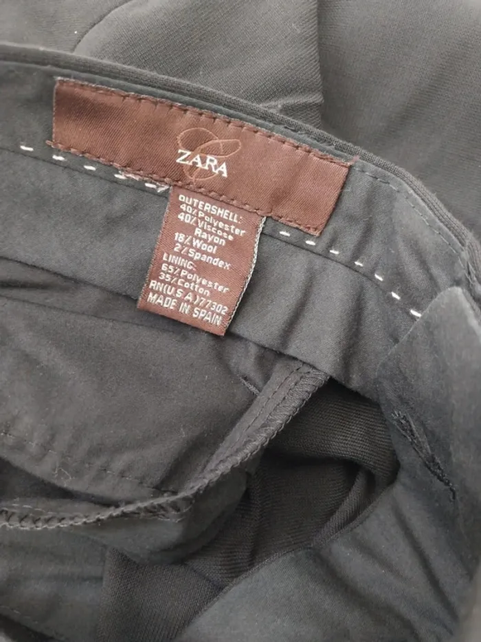 Pantalon noir Zara T40/42 - photo numéro 7