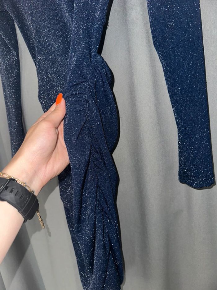Robe dos nu shein bleu XS - photo numéro 4