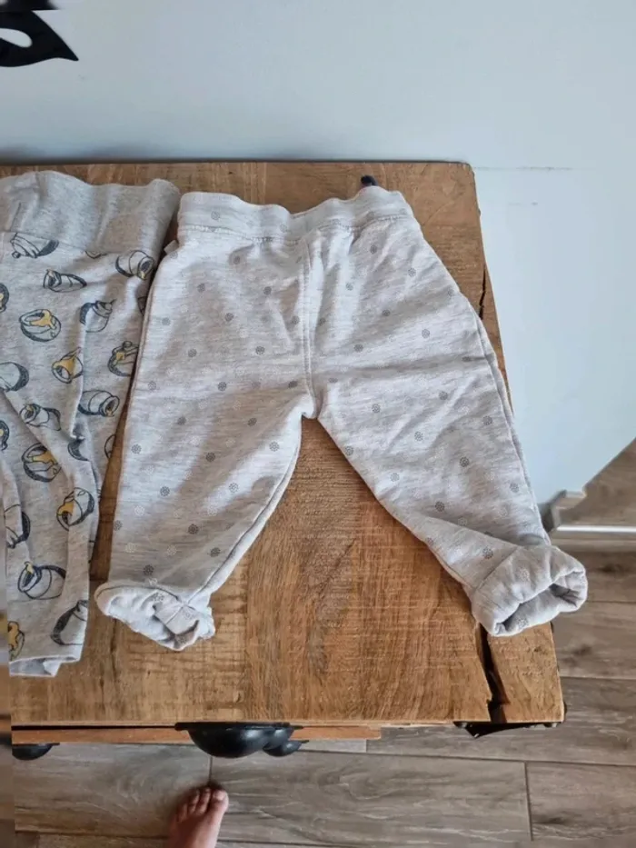 Lot de 2 leeging gris 6 mois - photo numéro 4