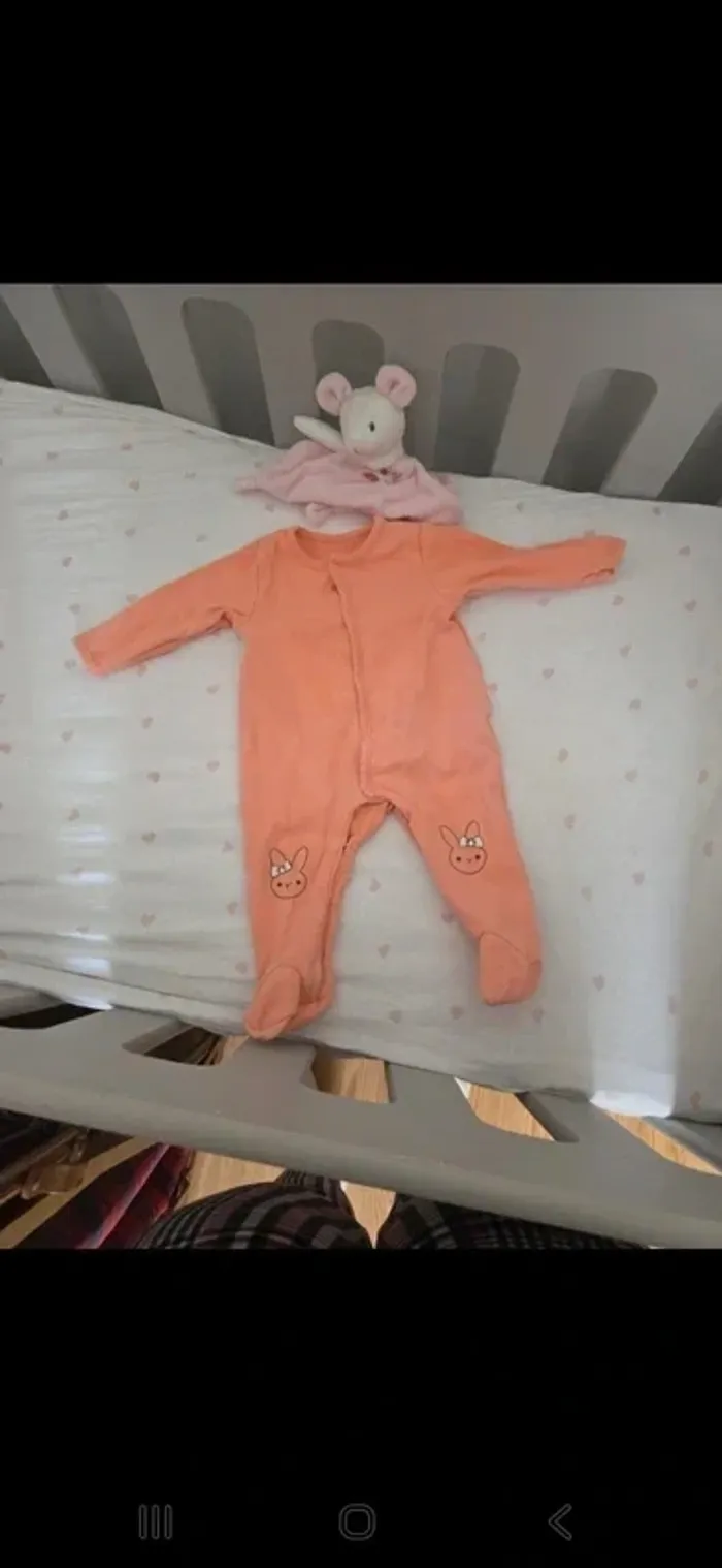 😍Lot de 3 pyjamas 6 mois fille orchestra - photo numéro 3