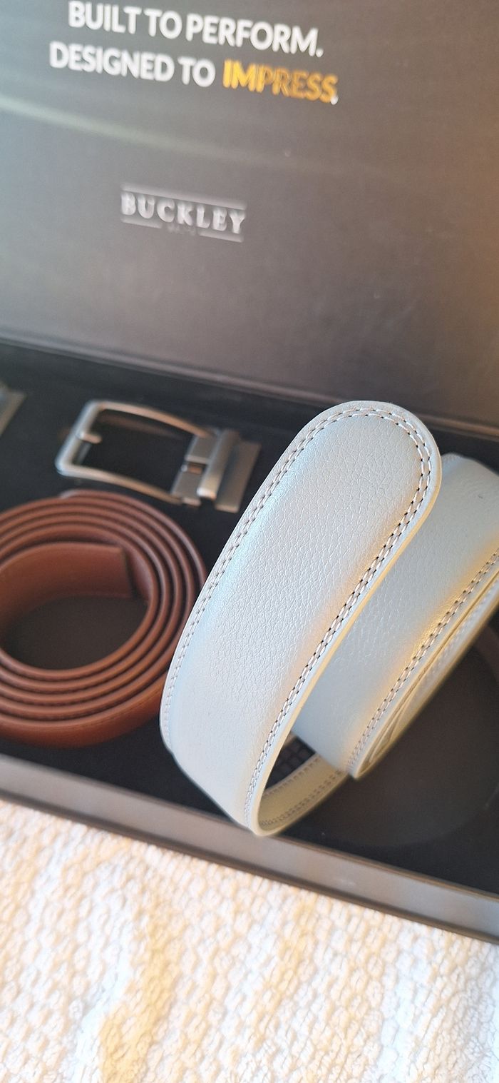 Coffret 3 ceintures pour homme "Buckley Belts" - photo numéro 7