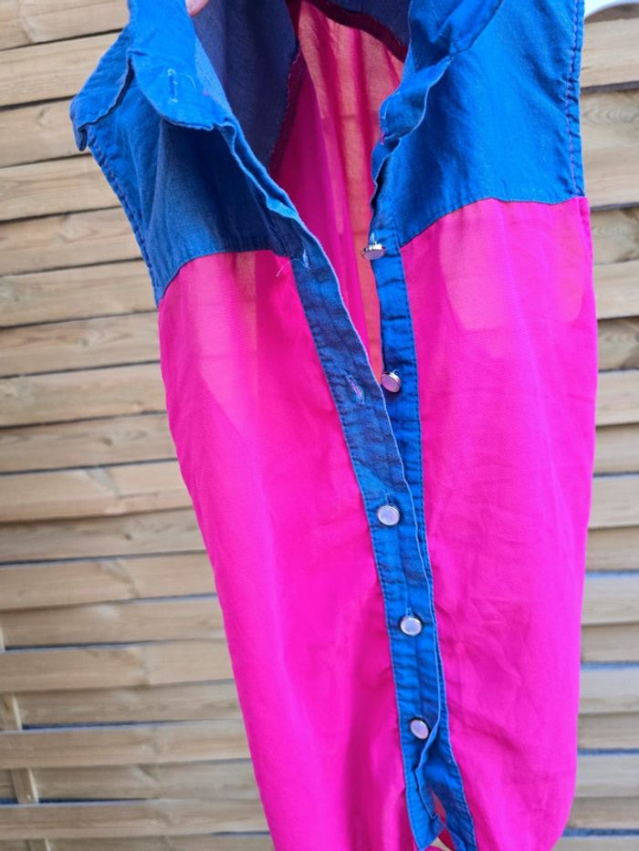 Chemisier voilage à nouer 🍒vintage y2k🍒taille unique - photo numéro 6