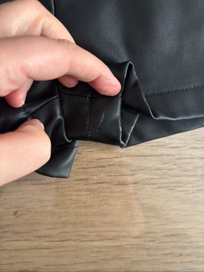 Short cuir fille taille 3 ans - photo numéro 4