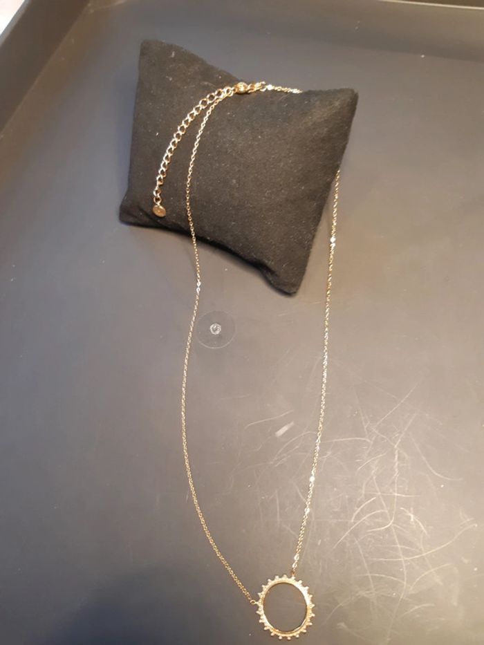 Ikita collier chaîne pendentif soleil été acier inoxydable en tbe - photo numéro 2