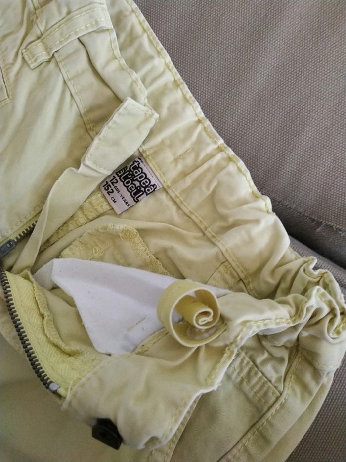 Bermuda Tape à l'oeil 12 ans vert pâle - photo numéro 3