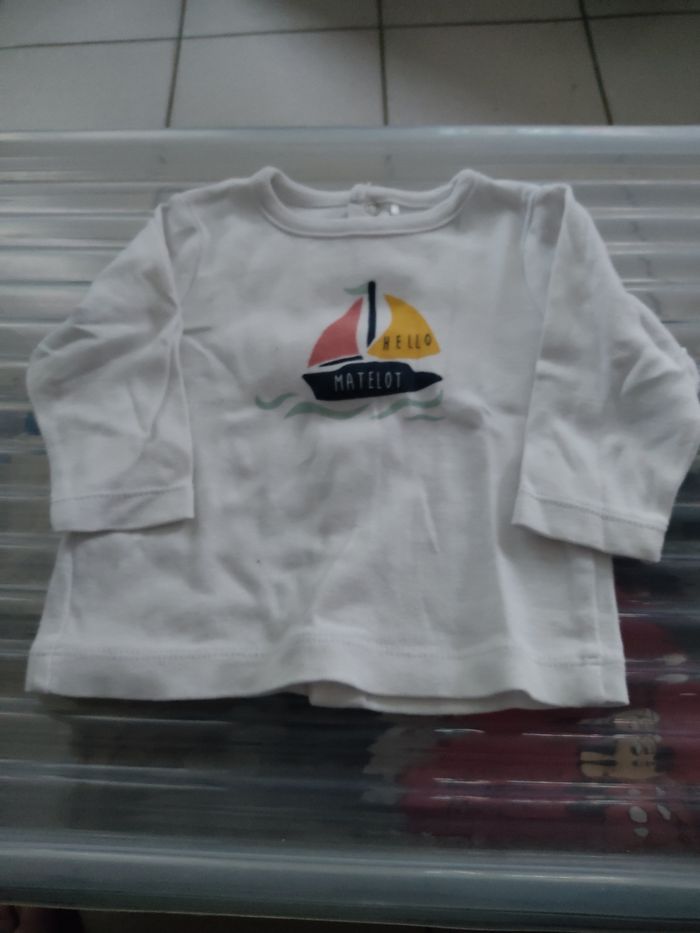 T-shirt manche longue 6 mois