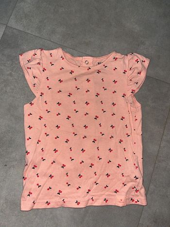 Tee shirt rose/abricot